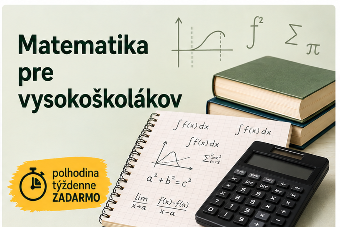 Kurz vysokoškolskej matematiky – limity, derivácie, integrály, matice